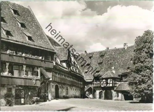 Bamberg - Alte Hofhaltung Innenhof - Foto-Ansichtskarte - Verlag W. Tillig Bamberg