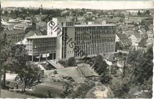 Backnang - Foto-Ansichtskarte - ohne AK-Einteilung