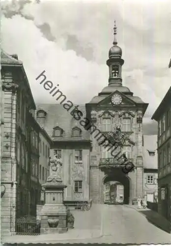 Bamberg - Altes Rathaus - Foto-Ansichtskarte - Verlag W. Tillig Bamberg