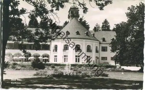 Bad Tölz - Kurhaus - Foto-Ansichtskarte - ohne AK-Einteilung