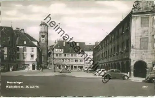 Memmingen - Marktplatz - St. Martin - Foto-Ansichtskarte - ohne AK-Einteilung