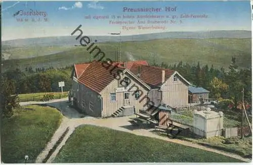 Inselberg - Preussischer Hof - Verlag Löffler & Co Greiz