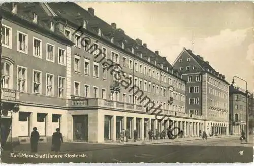 Karl-Marx-Stadt - Innere Klosterstrasse - Verlag W. Wagler Karl-Marx-Stadt