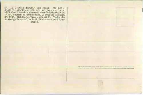 Fidus - Nr. 57 - Victoria Regia - Verlag des St. Georg-Bundes GmbH Woltersdorf bei Erkner-Berlin