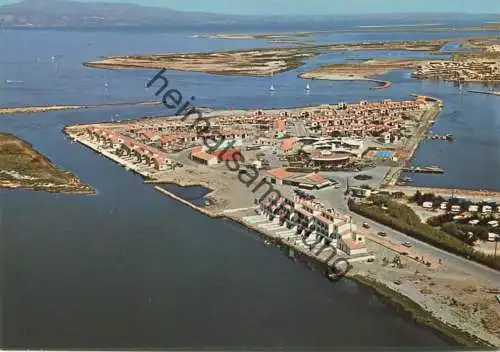 Port-Barcares - Vue aerienne de la Presqu'Ile - AK Grossformat