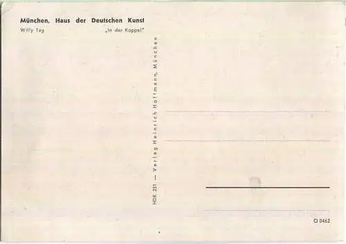 HDK231 - In der Koppel - Willy Tag - Verlag Heinrich Hoffmann München