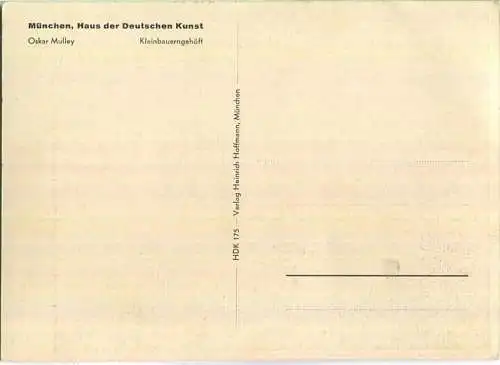 HDK175 - Kleinbauerngehöft - Oskar Mulley - Verlag Heinrich Hoffmann München