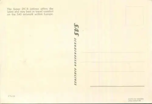 DC-9 - SAS Scandinavian Airlines - AK Grossformat