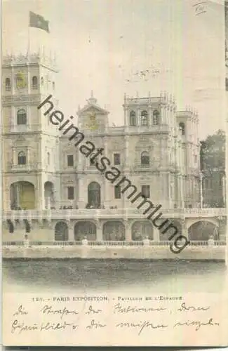 Paris - Pavillon de l'Espagne - Exposition Universelle 1900