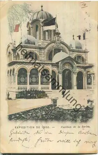 Paris - Pavillon de la Serbie - Exposition Universelle 1900