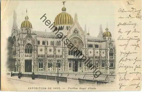Paris - Pavillon Royal d'Italie - Exposition Universelle 1900
