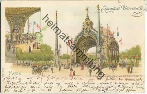 Paris - La Porte Monumentale - Exposition Universelle 1900