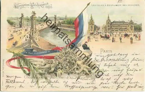 Paris - Le Pont Alexandre III - Exposition Universelle 1900