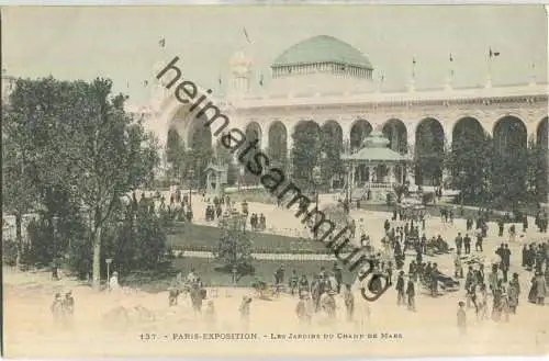 Paris - Les Jardins du Champs de Mars - Exposition Universelle 1900