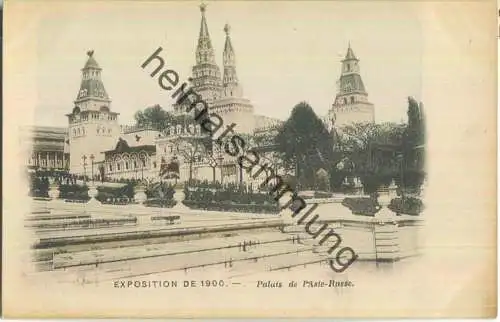 Paris - Palais du l'Asie-Russe - Exposition Universelle 1900