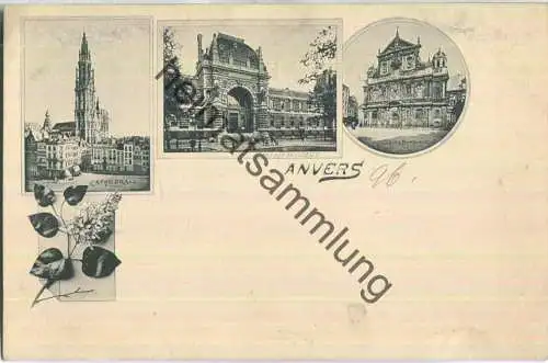 Anvers - Palais de Justice - ohne Verlagsangabe ca. 1895