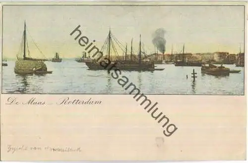 Rotterdam - de Maas - ohne Verlagsangaben ca. 1900