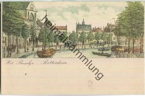 Rotterdam - Het Boschje - ohne Verlagsangaben ca. 1900