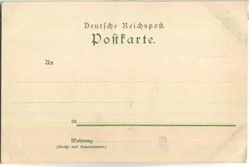 Lübeck - Künstlerkarte Kley - Verlag J. Velten Karlsruhe ca. 1900