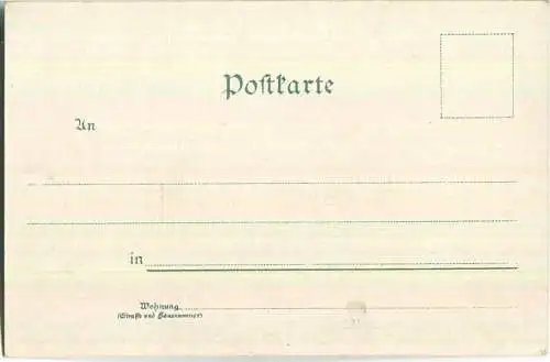 Aachen - Polytechnikum - Marien-Kirche - Rathaus - Lithographie - Verlag Ottmar Zieher München ca. 1895