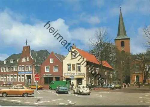 Esens - Marktplatz - Rückseite beschrieben