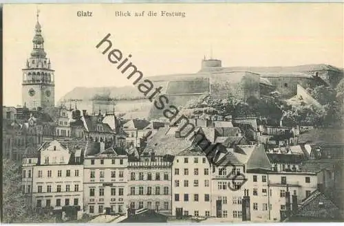 Klodzko - Glatz - Blick auf die Festung - Verlag Gebr. Heberlein Zwickau 1909