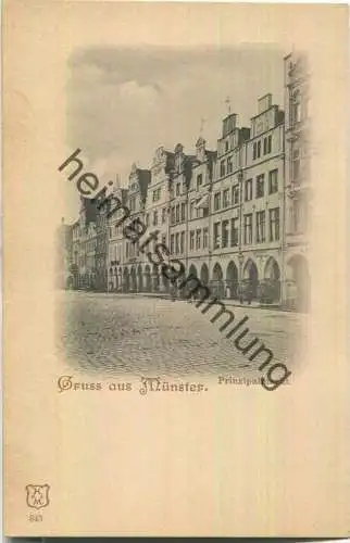 Münster - Prinzipalmarkt - Verlag H. v. a. M. 843 - ca. 1895