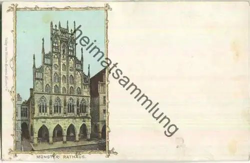 Münster - Rathaus - Verlag Wilhelm Assmann Münster - ca. 1900