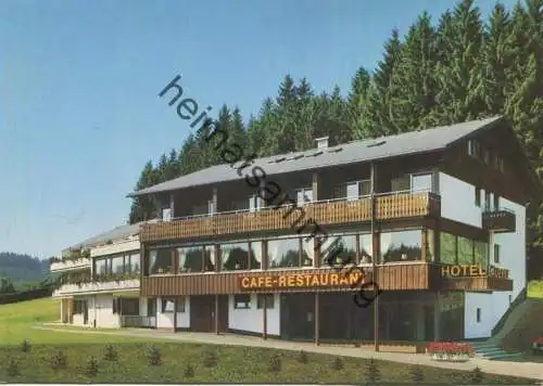 Schönwald - Hotel Bäuerle - Cafe und Restaurant - Inhaber Klaus und Christa Bäuerle - AK Grossformat