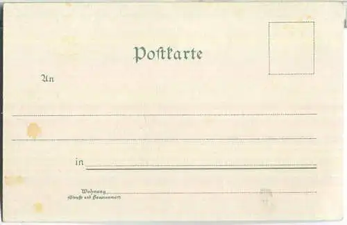 Aachen - Kaserne - Frankenburg - Lithographie - Verlag Ottmar Zieher München ca. 1895