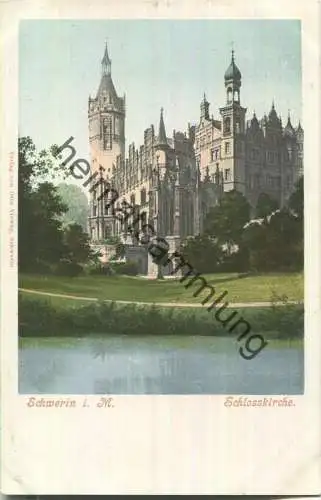 Schwerin - Schlosskirche - Verlag Otto Vieweg Schwerin ca. 1900