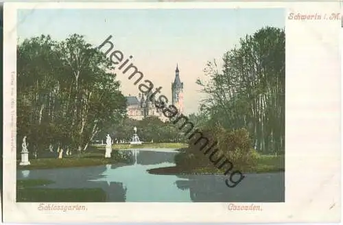 Schwerin - Cascaden - Verlag Otto Vieweg Schwerin ca. 1900