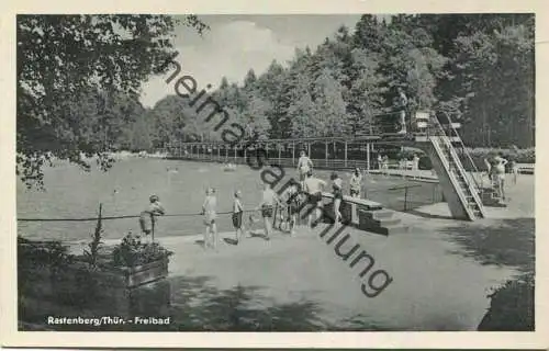 Rastenberg - Freibad - VEB Volkskunstverlag Reichenbach