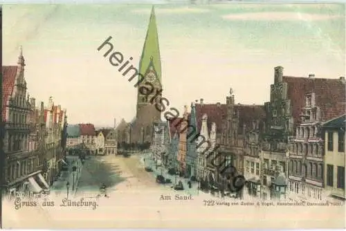 Lüneburg - Am Sand - Verlag Zedler & Vogel Darmstadt 1900