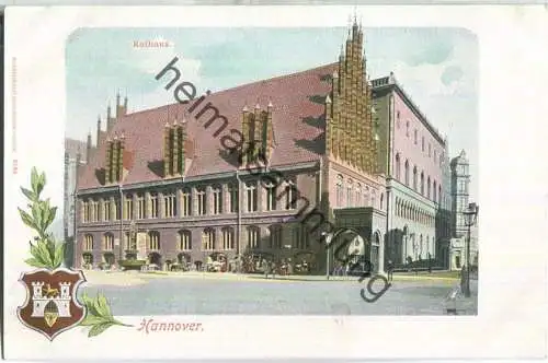 Hannover - Rathaus - Verlag Louis Glaser ca. 1900