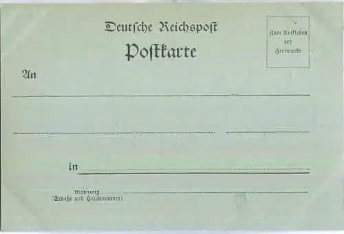 Detmold - Residenzschloss - Verlag R. Lederbogen Halberstadt 552 - ca. 1895