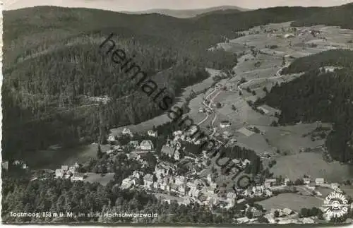 Todtmoos - Foto-AK - Schöning Luftbild - gel. 1958