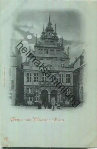 Münster - Stadtweinhaus - Verlag R. Lederbogen Halberstadt ca. 1895