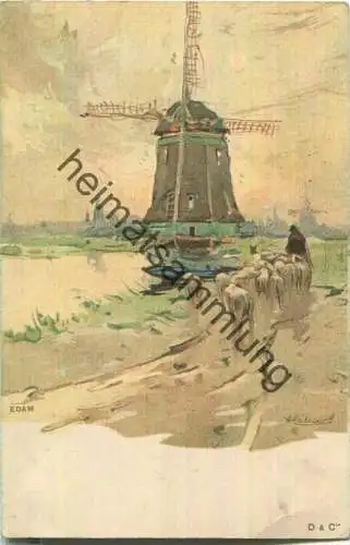 Edam - Windmühle - Molen - signiert ca. 1900