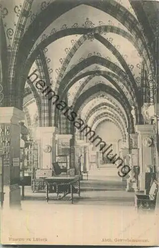 Lübeck - Museum - Abteilung Gewerbemuseum - ohne Verlagsangabe ca. 1895