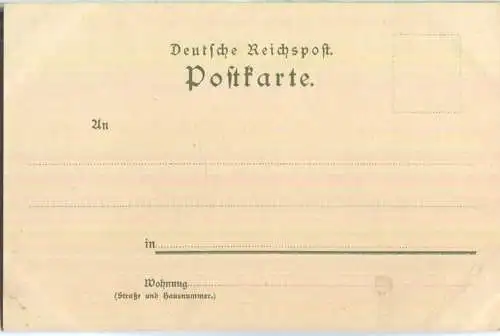 Dresden - Schlosshof - signiert H. W. - Künstlerkarte - Verlag Gebr. Knauss Karlsruhe