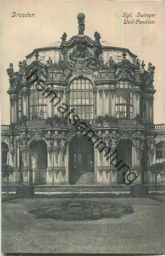 Dresden - Zwinger - Wall-Pavillon - Verlag Rudolf Brauneis Dresden