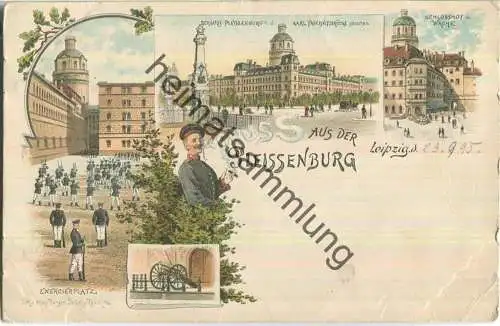 Leipzig - Pleissenburg - Verlag Bruno Bürger Leipzig-Reudnitz ca. 1895