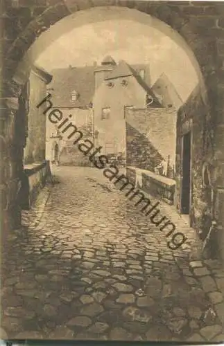 Meissen - Torturm der ehemaligen Zugbrücke - Jahna'sche Hof - Verlag Reinhard Rothe Meissen