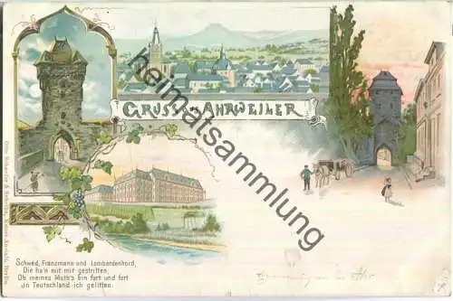 Ahrweiler - Schwed Franzmann und Lombardenhord ... - Verlag Otto Schäfer & Scheibe Berlin