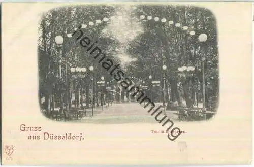 Düsseldorf - Tonhallengarten - Verlag F. W. J. 553