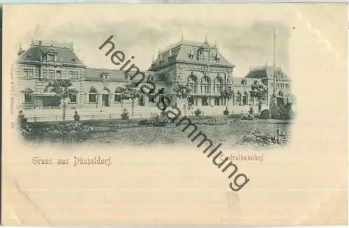 Düsseldorf - Centralbahnhof - Verlag Stengel & Co Dresden