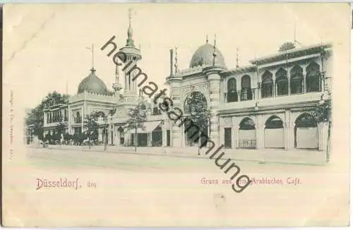 Düsseldorf - Arabisches Cafe - Verlag Stengel & Co Dresden