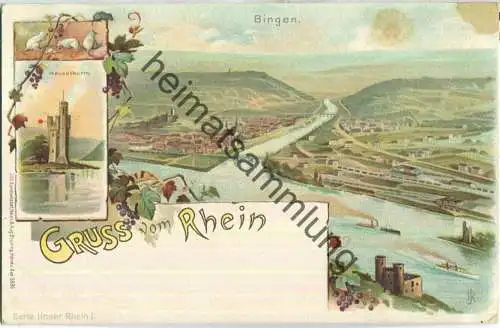 Bingen - Verlag Heinrich & August Brüning Hanau ca. 1895