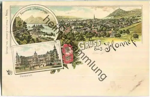 Honnef - Sanatorium - Verlag Peter Josef Krämer Ww. Honnef ca. 1895